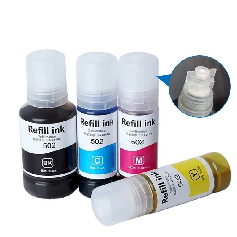 heat transfer sublimation ink use for Epson Eco Sublimation Ink Refills  ET15000  ET16500 ET2720 ET2760 ET3760  ET4760