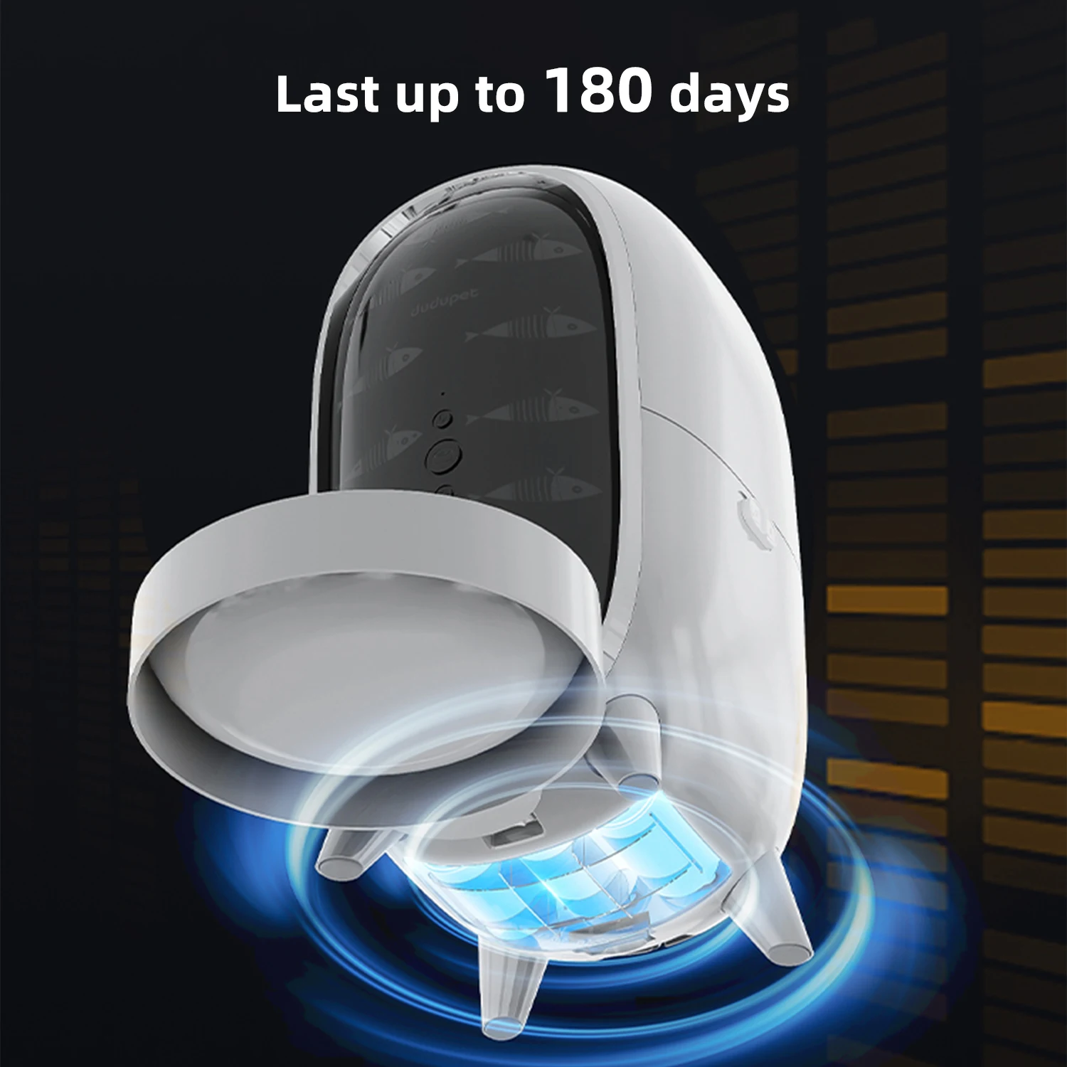 Private label white custom logo wifi remote control automatic pet feeder smart camera