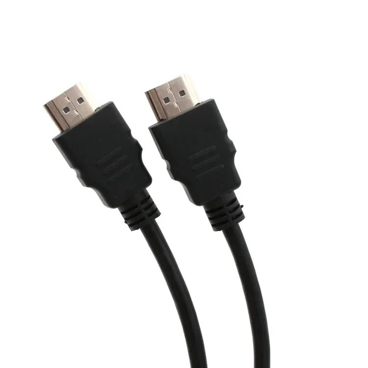 Hot sale High Speed 1.5M  4K60HZ  OD5.5 PVC Nickel Plated Black Data Connection Male To Male HDTV Cable 2.0