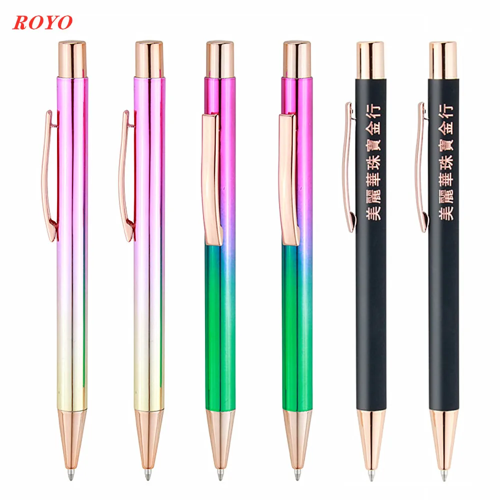 Rubber Matte Advertising Promotional Pens Wholesale Metal Ballpoint Pens With Custom Logo Ballpen Manufacturing