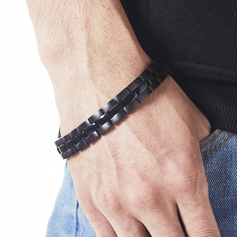 Hoonni High Quality Quantum Scalar Energy Bracelet Stainless Steel Bracelet Magnetic Bracelet