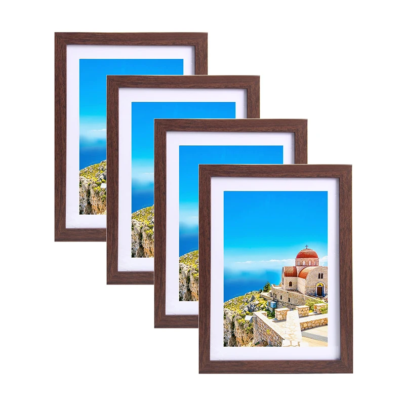 Customized Cheap American A3 A4 4x6 5X7 6X8 8x10 11x14 12x16 12x18 16x20 18x24 24x36 black White Poster picture wood photo frame