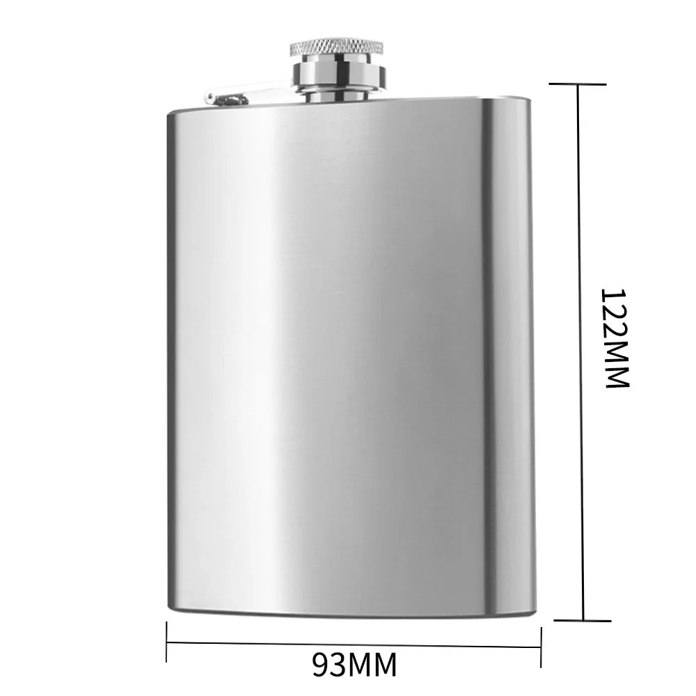 Custom Logo 1-12oz Capacity Matte black Male Alcohol Whisky Wine Pot Bottle Pocket Portable Stainless Steel Hip Flasks
