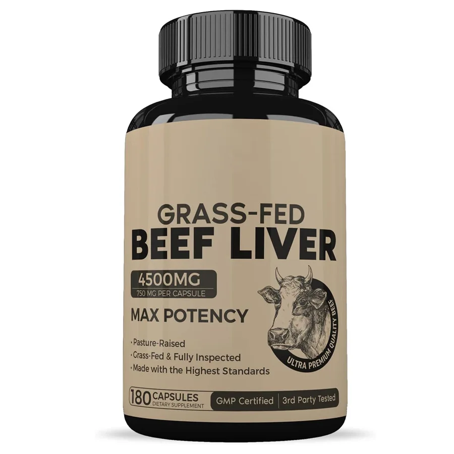 Капсулы с говяжьей печенью для кожи и волос