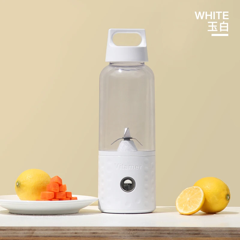2020  New Arrivals USB Rechargeable Portable Juicer Blender 500ml High Quality Mini Hand Blender  RK-W18 Vitamin Juice Cup