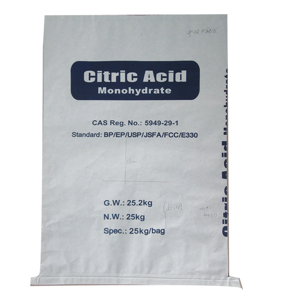 
Fast Delivery China Citric Acid Anhydrous and Citric Acid Monohydrate for Food 