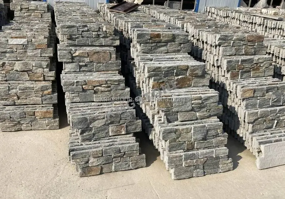 Modern Style Natural Culture External Stone Wall Claddings Durable Antacid Exterior Villa Hotel Outdoor Decorative Panels CE