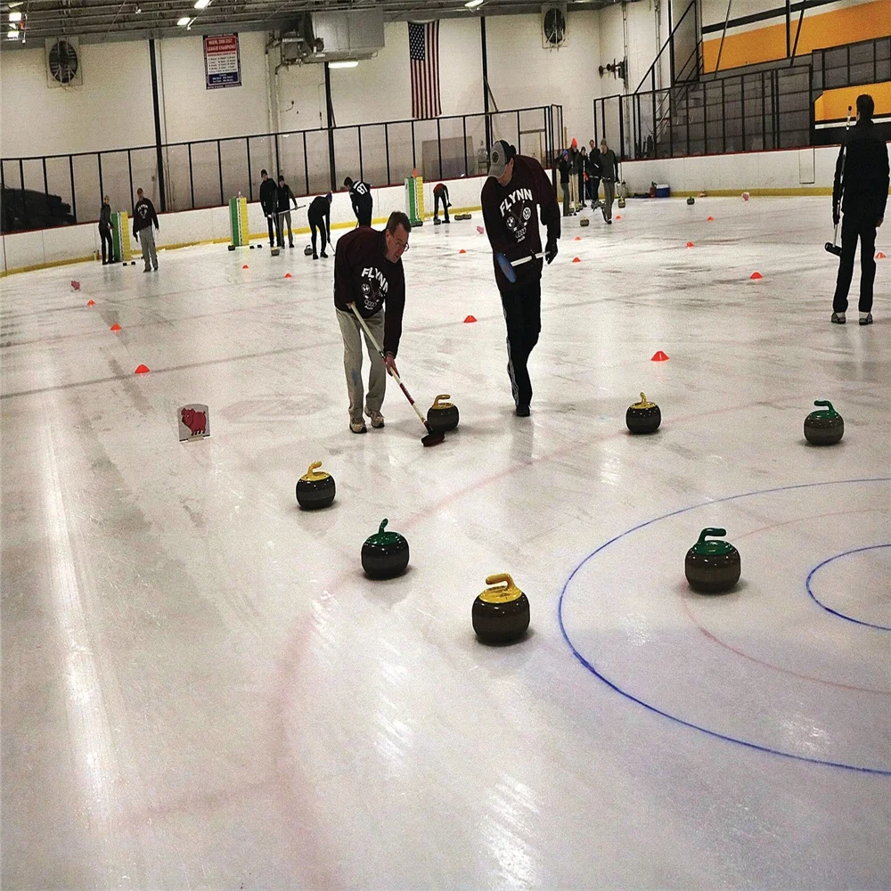 ZSPE Customized Durable UHMWPE Curling Floor Sheet Curling Game Board For Curling Training Sports