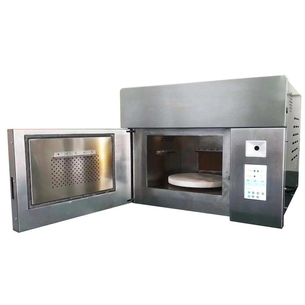 Mesin penyahbeku makanan di atas meja komersial mudah alih konvensyen duel frekuensi penyongsang ketuhar gelombang mikro