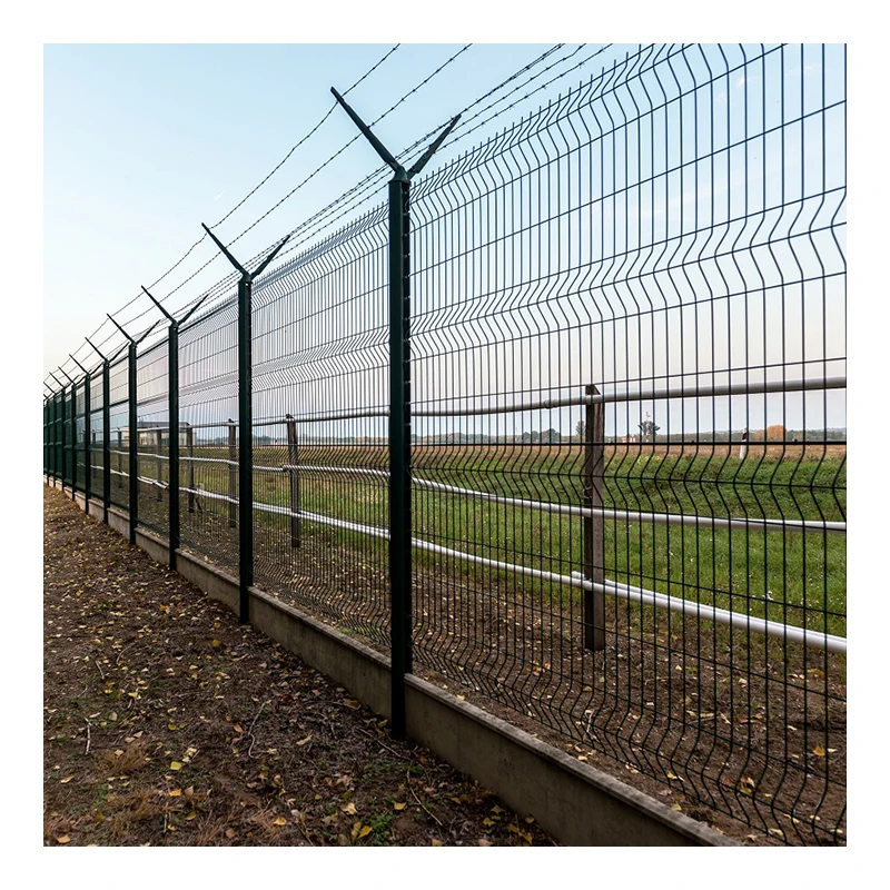 High security 3d fence wire mesh garden building pvc coated galvanized 3d curvy security fence