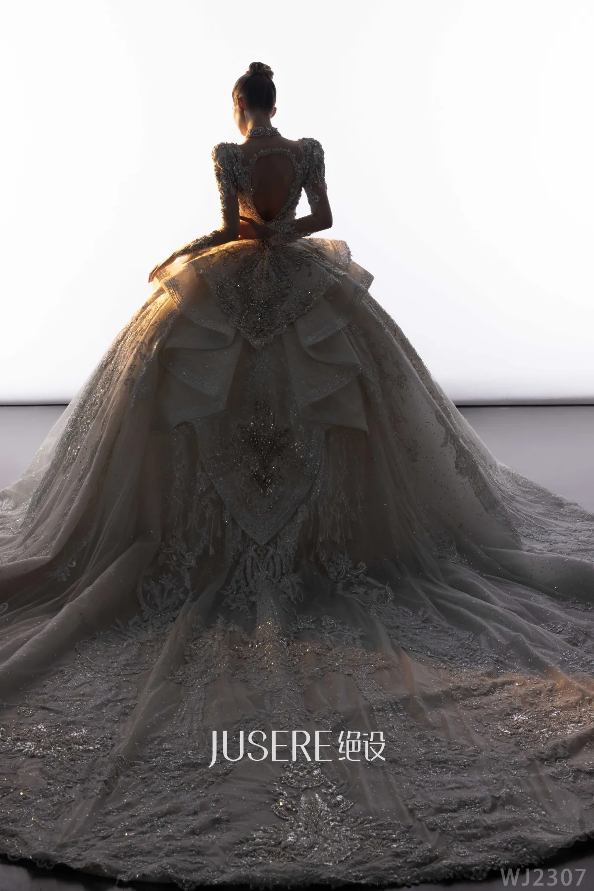 Wedding Dress Wedding Ball Gown Luxury Heavy Bead Rhinestone Swarovski Crystal  Vestido de boda noiva robe mariage Plus Size