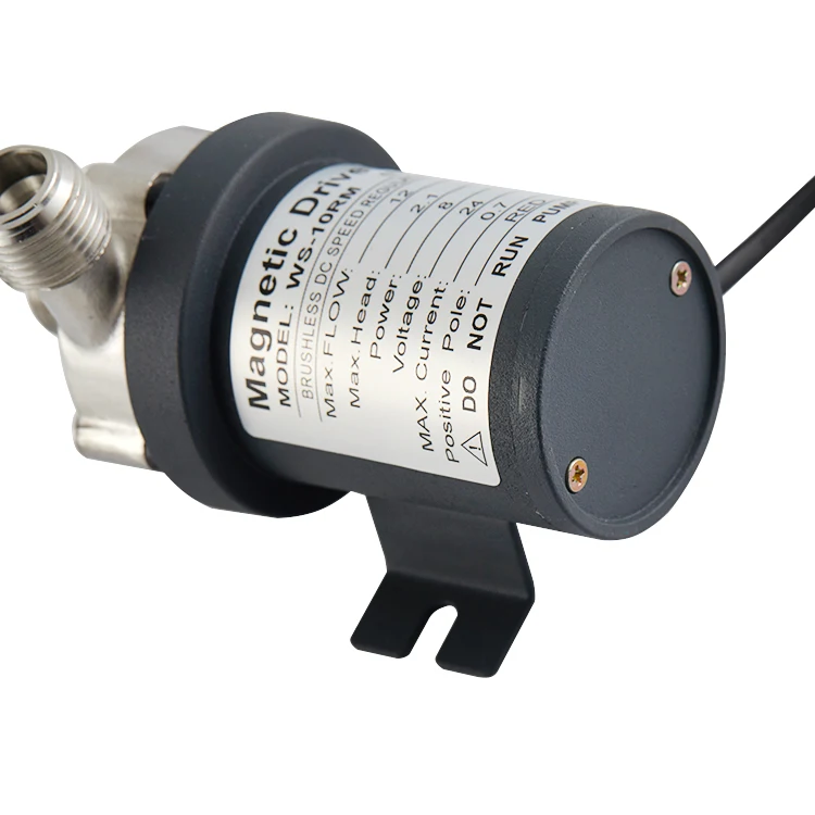 WS-10RM 11/12 L/min Brushless Motor 12V 24V Circulation sealless Pump centrifugal beer brewing food grade water magnetic pump
