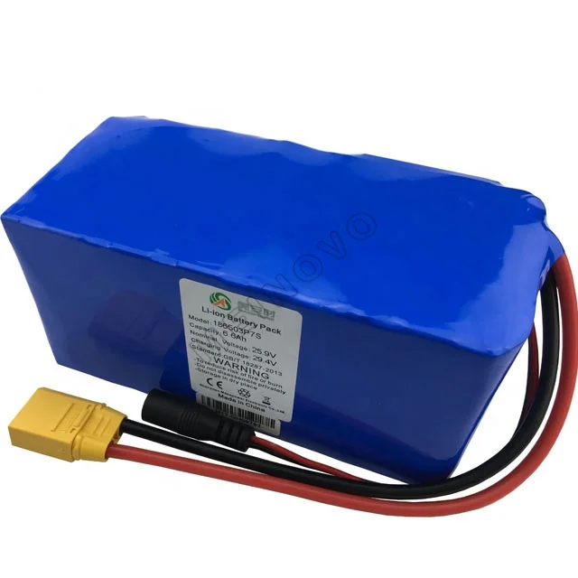 Rechargeable lithium ion battery 25.2v 6600mah
