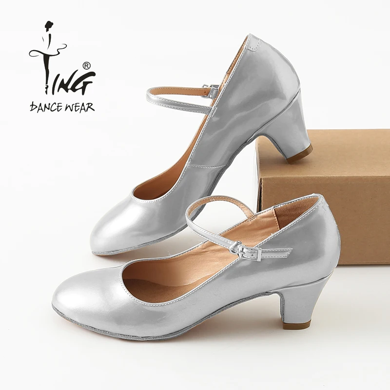 Custom dance shoes wholesale reflective leather dance shoes tango dance shoes practice wear