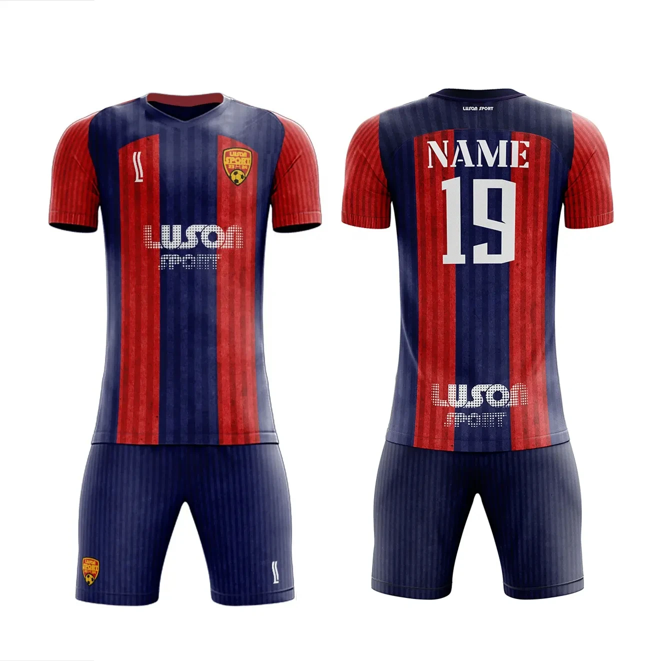 LUSON Professional Uniforme De Futbol Wholesale Youth Football Uniforms Soccer Jersey Original Quality Soccer Wear