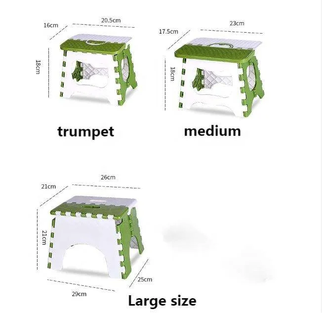 Johold Hot Sale Popular wholesale Foldable Sturdy Plastic Folding Step Stool Portable Folding Stool for Kids