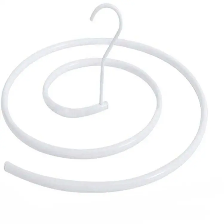 No Sliding Antirust Steel Metal Garment Clothes Quilt Rotating Spiral Clothes Hanger Bed Sheet Towel Rack