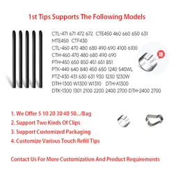 Custom Graphic Drawing Pad Standard Black Pen Nibs Replacement Stylus for Wacom Bamboo Intuos Cintiq Drawing Pad Pen