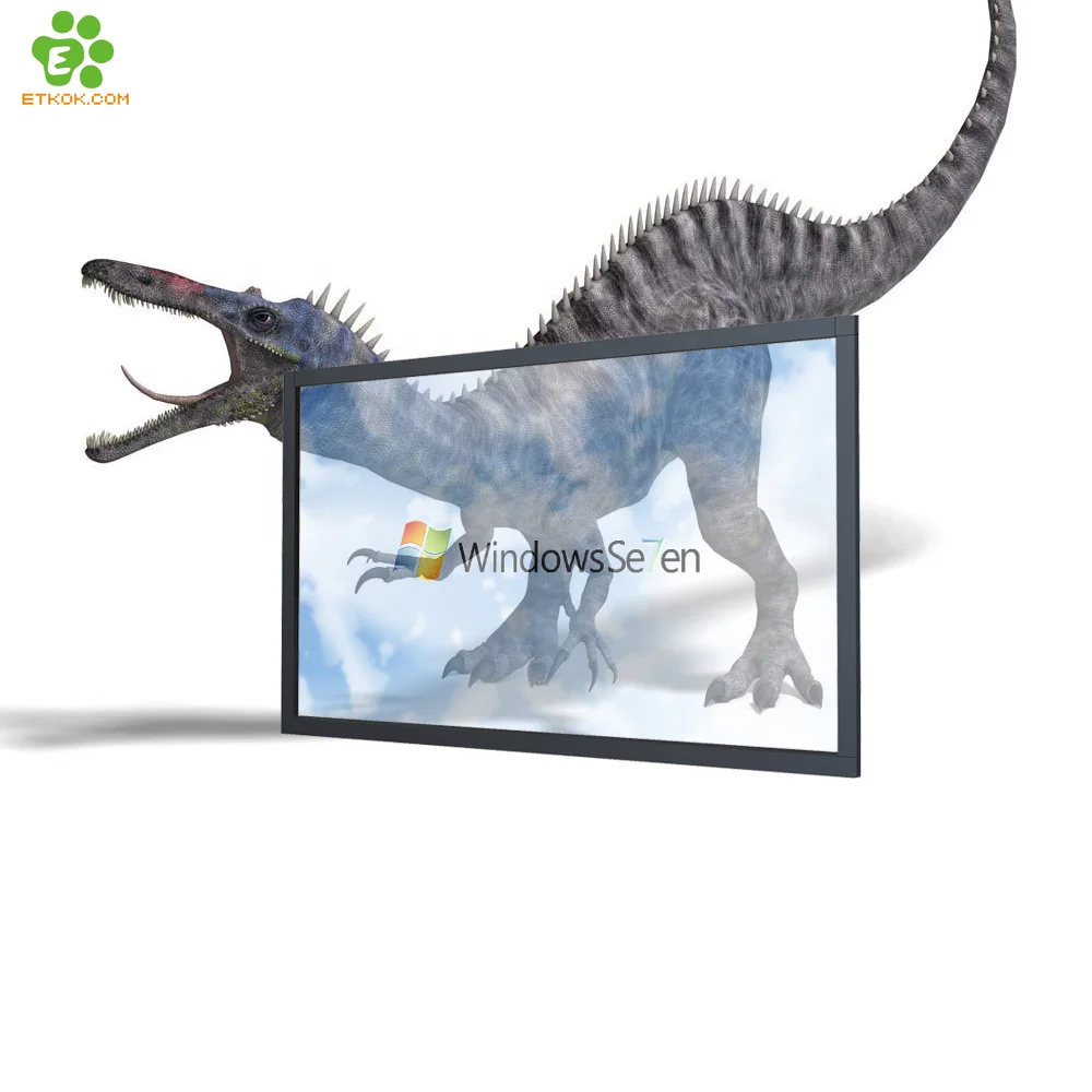 Merry Christmas 55 inch transparent lcd display  touch screen for advertising