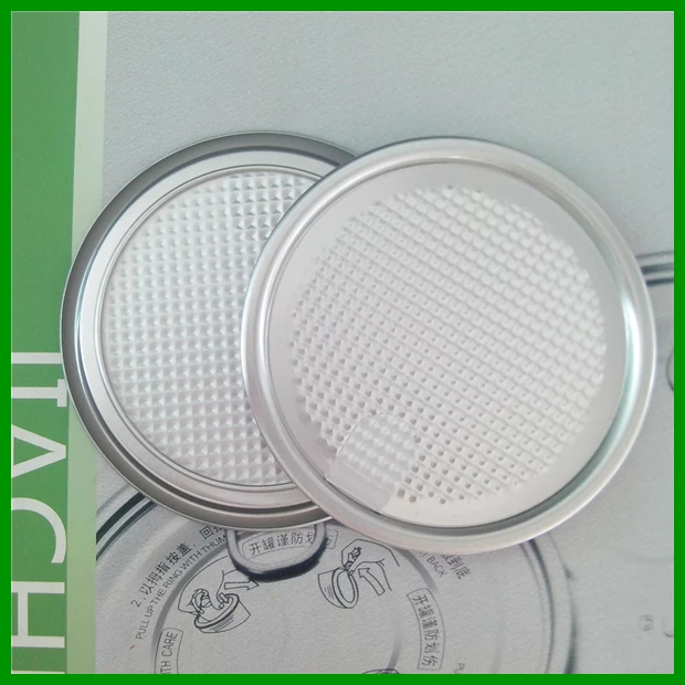LOGO Can Be Customized Peel off Easy Open Lids and Aluminum Tinplate Packing Material