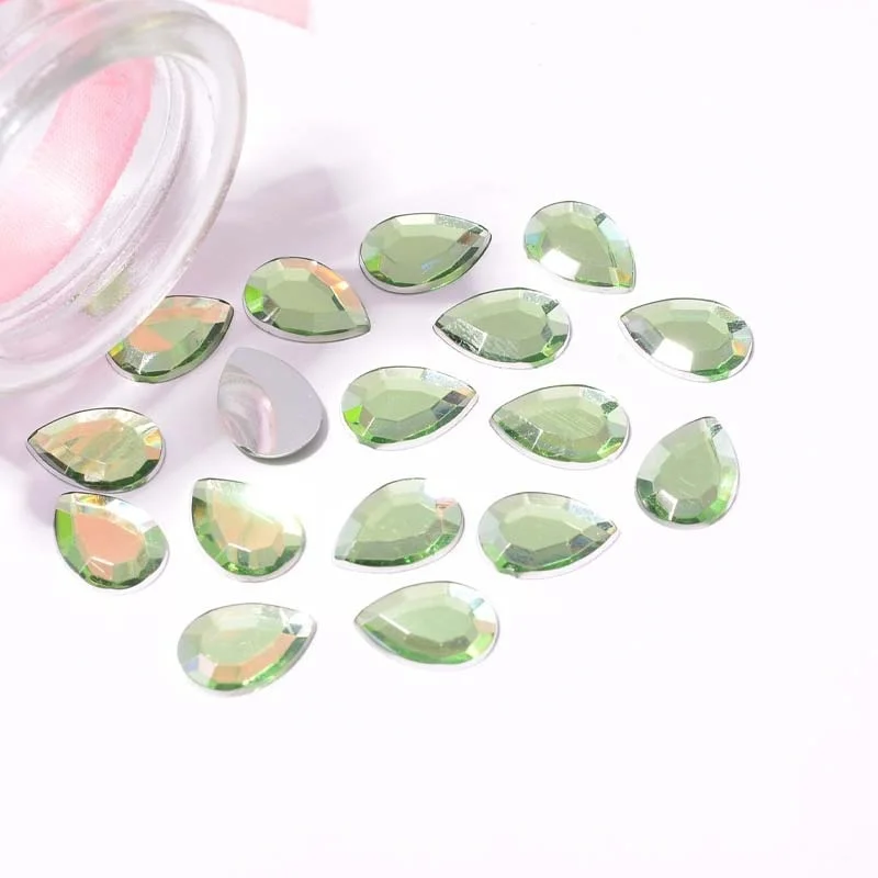 High Quality Glitter Bulk Rhinestones Crystal Water Drop Glass Rhinestone Bulk For Diy Crafts Decoration