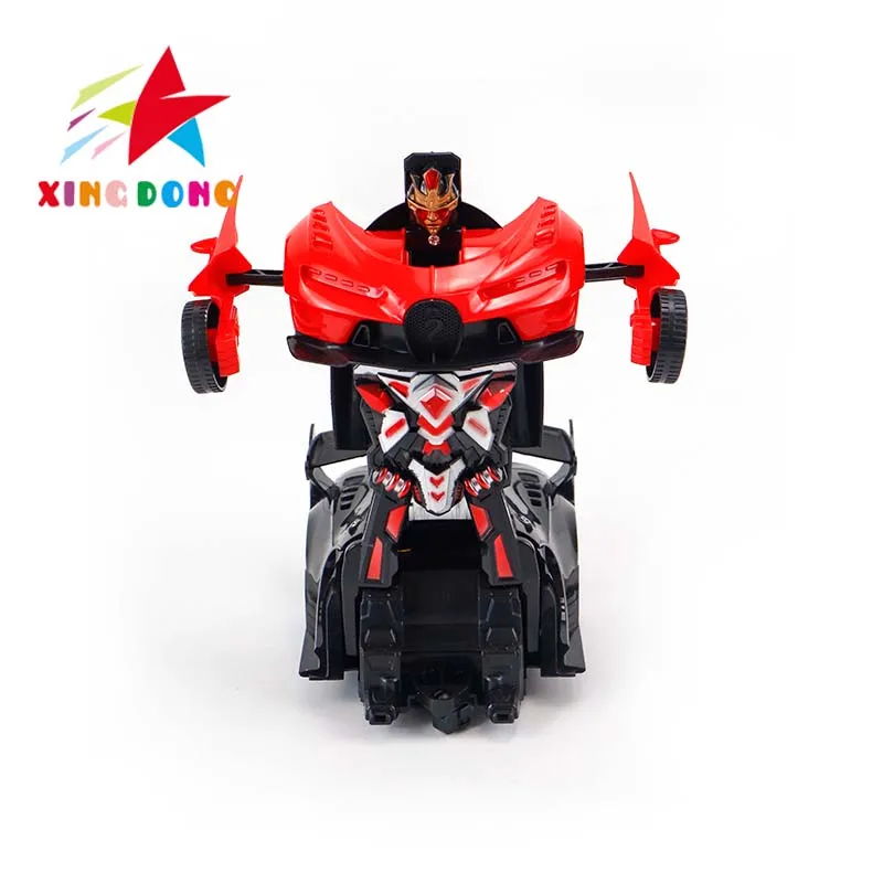 2024 new remote-controlled transformable car toy charging drift 1:18 one click transformable 5 remote-controlled car with light