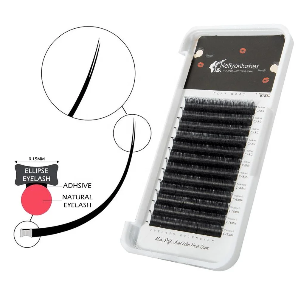 
C Curl 0-15 мм Смешанные плоские накладные ресницы принадлежности для наращивания легкие матовые Индивидуальные ресницы для салона использования черные синтетические накладные ресницы 