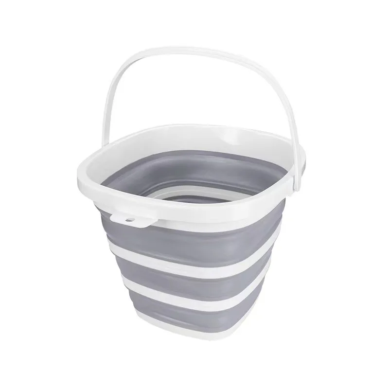 5L 10L 15L portable Foldable plastic Bucket Convenient Folding Bucket For Outdoor Fishing Beach Home Cleaning