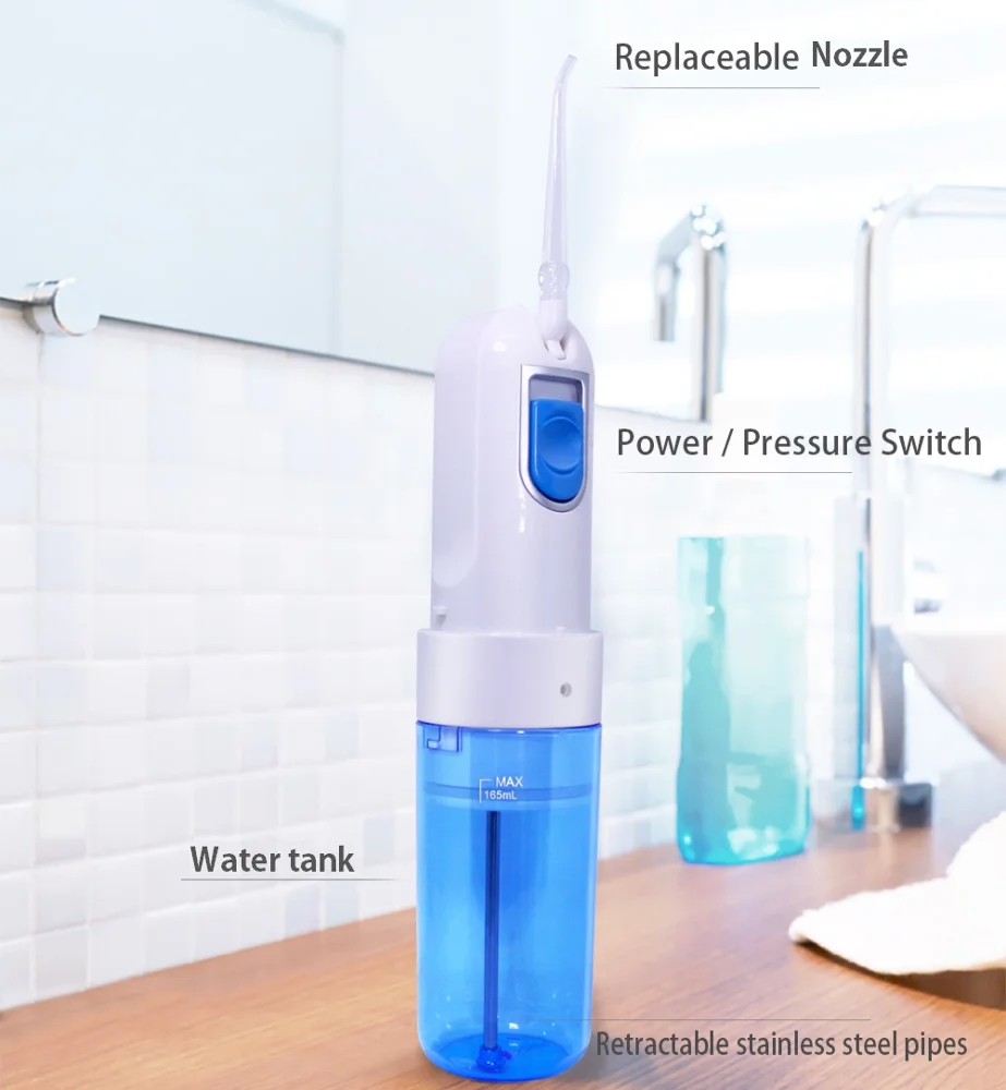 Electric oral irrigator cordless water dental flosser for teeth mouth oral cavity Tooth cleaner