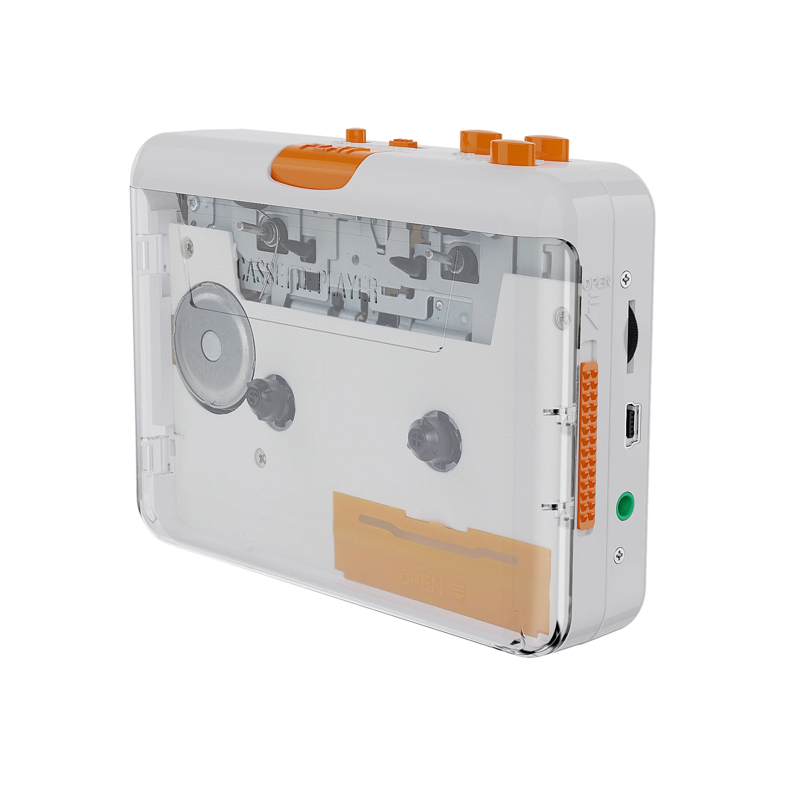 Portable Cassette Recorders Cassette Tape To MP3 CD Converter Via USB,  Super Portable Cassette Tape Player Capture