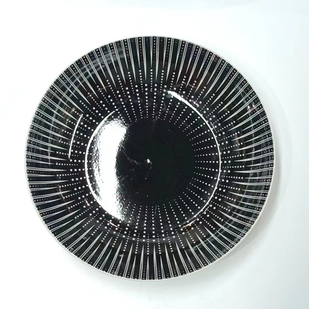 Porcelain Luxury Style Dinnerware Sets Porcelainware Hot Sell Painted Ceramic Plate