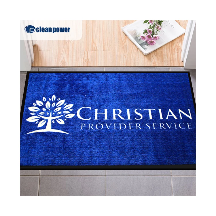 Custom Doormats 100% Nylon Pile Luxury Logo Carpet Logo Rugs