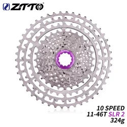 ZTTO 11 Speed 11-46T SLR 2 Bicycle Cassette HG Compatible 11s ultralight 46T CNC k7 For MTB GX X1 NX M8000 With 10 Speed Hub