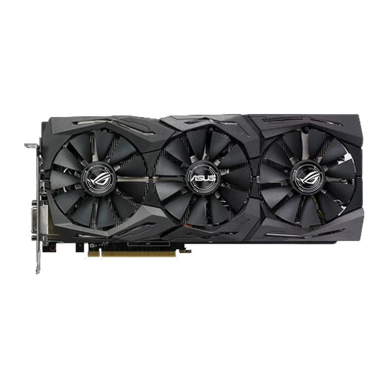 Новейшая видеокарта ROG Strix Radeon RX 580 O8G Gaming OC Edition GDDR5 DP Ready AMD Graphics Card в