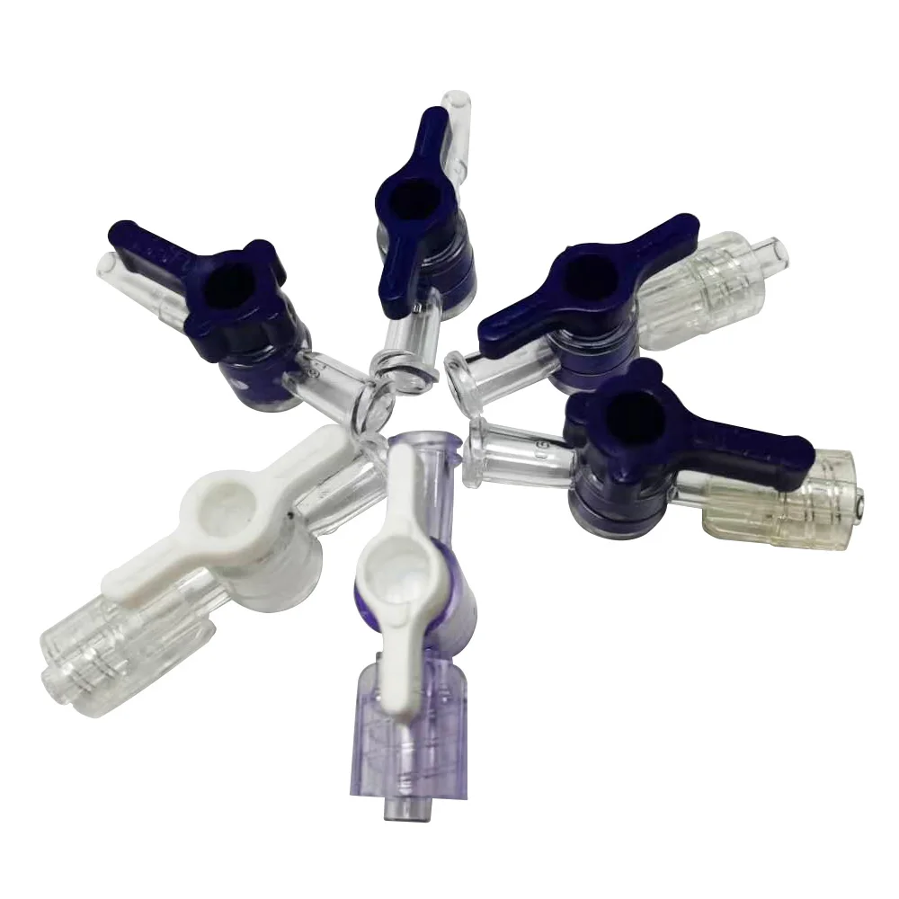 Factory Wholesale Luer Lock Syringe Connector Plastic Stopcock Valve