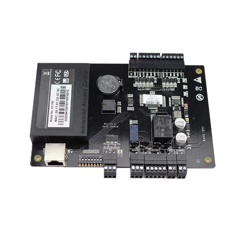ZK 1 Door RS-485 And TCP/IP IP-based Door Access Control Panel For Wiegand Readers