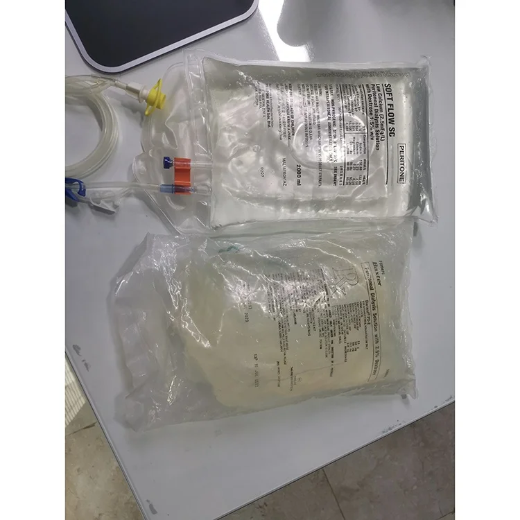 Disposable peritoneal dialysis drainage bag CAPD bag 2000ml