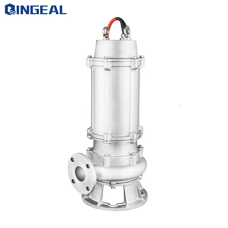 stainless steel electric 750 watt non blocking submersible Explosion-proof sewage pump for sale