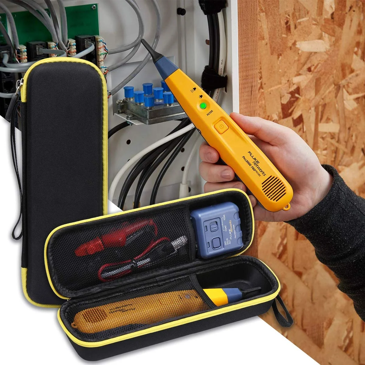 OEM/ODM жесткий Дорожный Чехол для хранения Fluke Networks PRO3000F60-KIT тон и зонд коробка