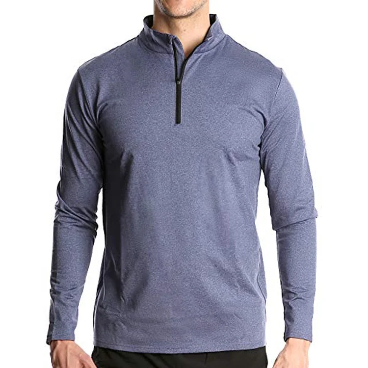 Sustainable oem Men bamboo fiber shirts custom bamboo tshirts sustainable t shirt half zip bamboo organic shirts