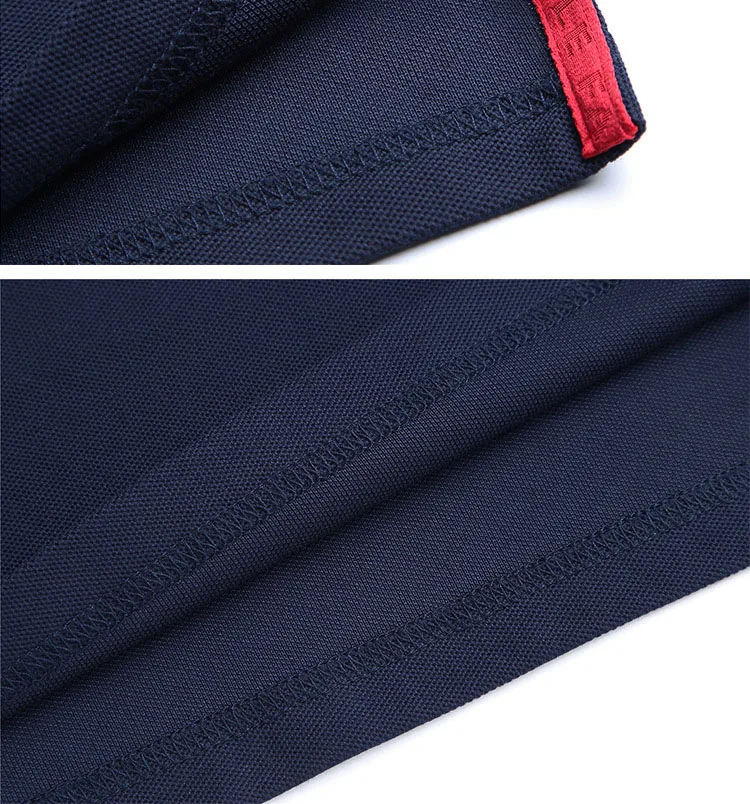 Низкий минимальный заказ Высококачественная рубашка-поло на унисекс с разными линиями воротника