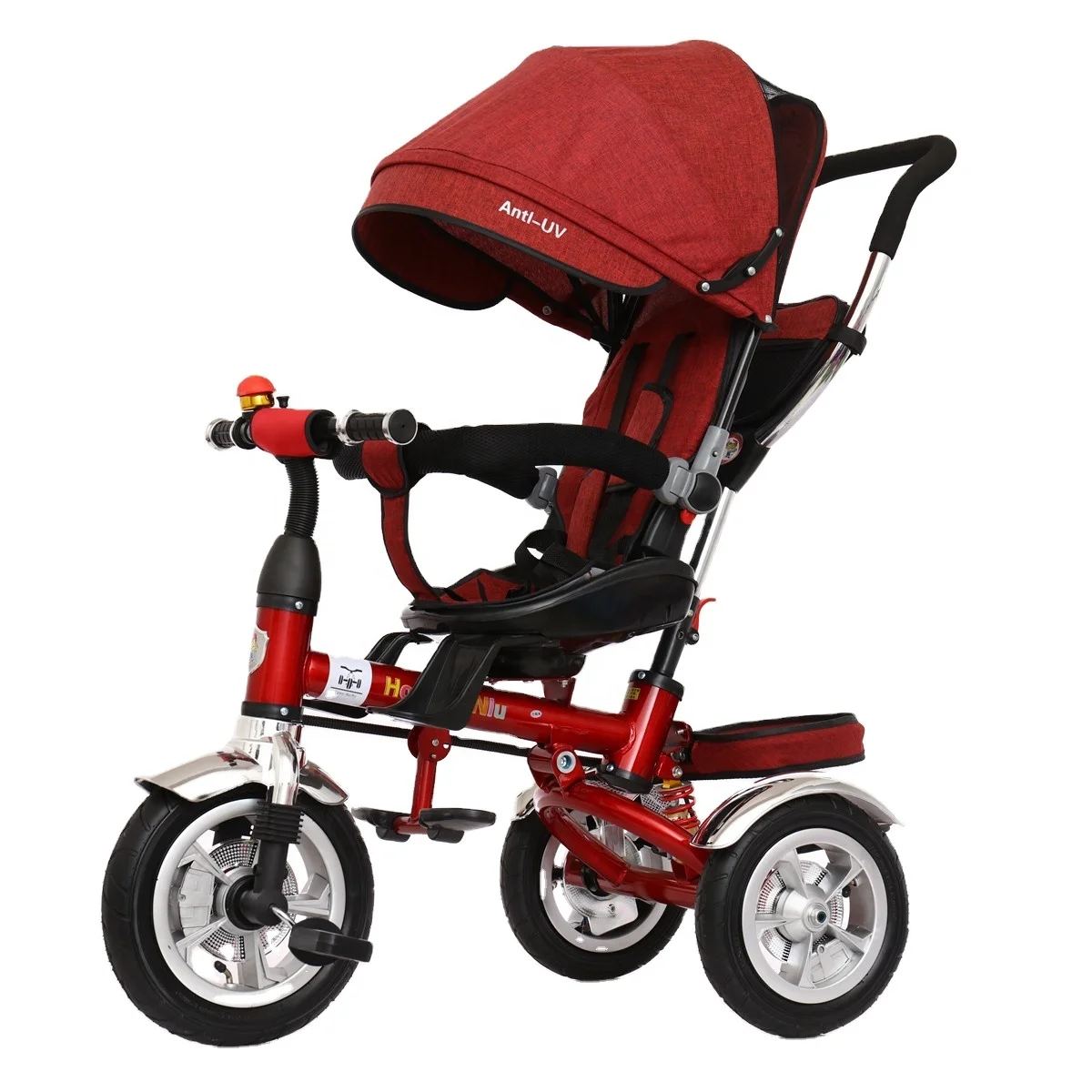 Baby care wholesale 4 IN 1 Baby stroller Cheap baby stroller tricycle kids push tricycle