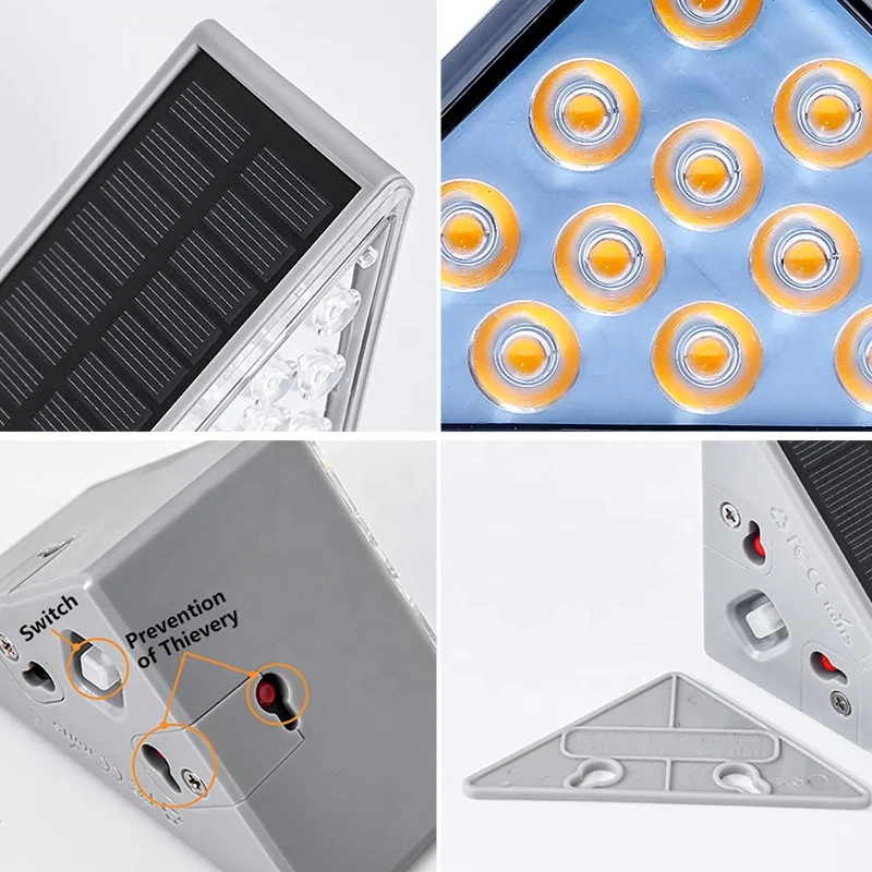 Outdoor waterproof solar induction light illumination corridor courtyard wall lamp