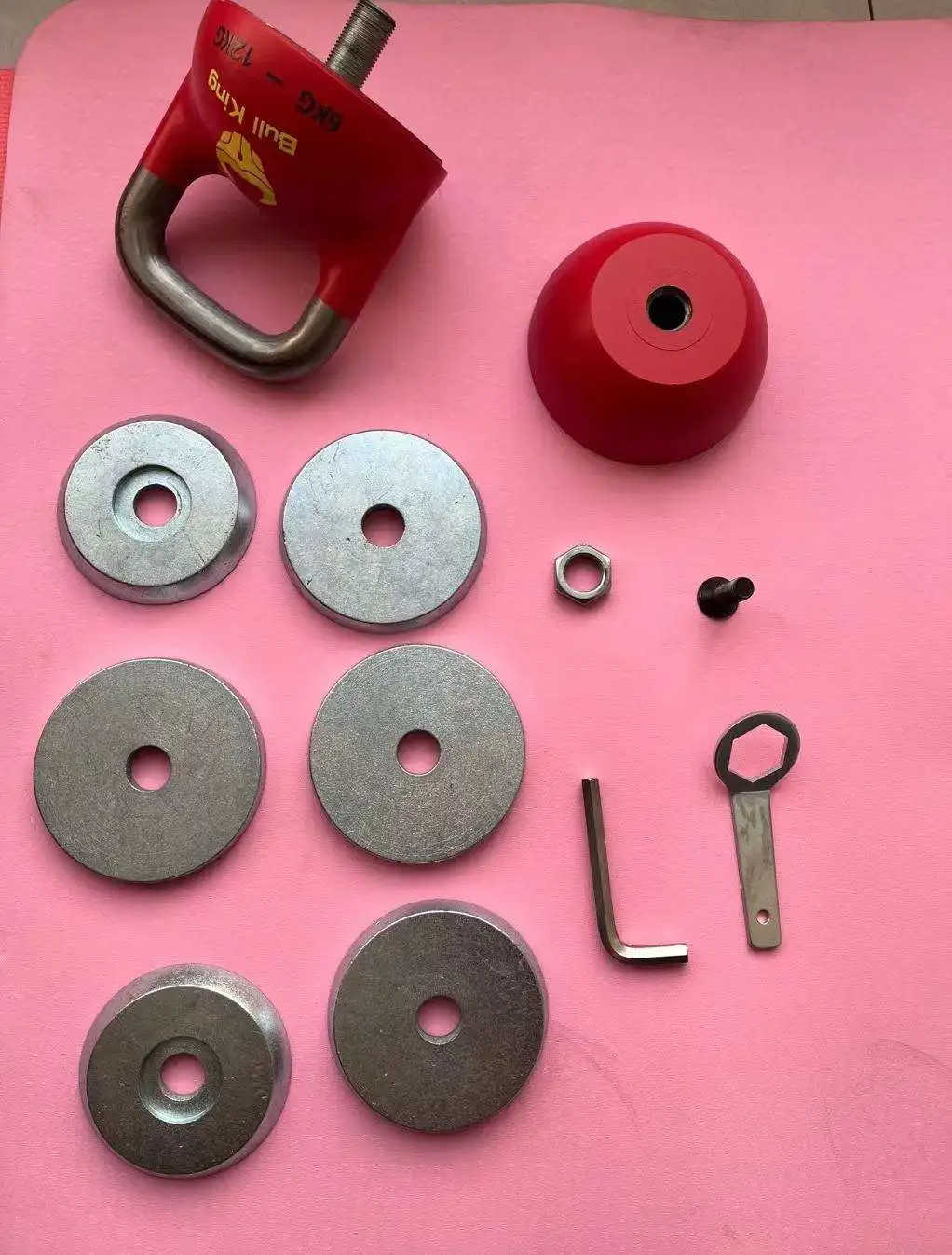 Weight Lifting Kettlebells Adjustable Cheap Cast Iron Kettle Bells 12-32kg  Coated Steel Competition Kettlebell