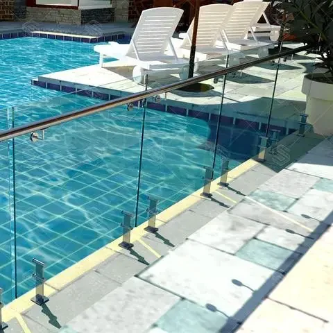Hot Selling clear glass laminated glass shower glass door pool fence