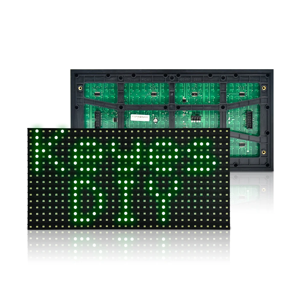 P10 Indoor Outdoor Waterproof Advertising Led Panels Digital Screen Dot Matrix Led Display Module