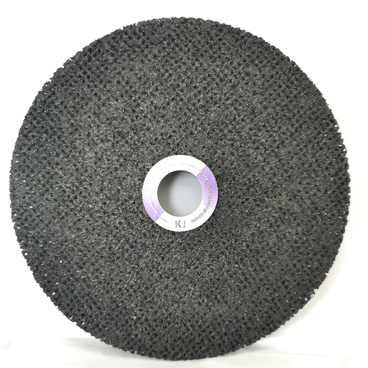 Grid safe web discs for grinding non-ferrous metals and cutting plastic and rubber