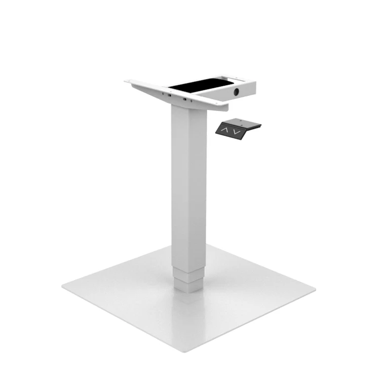 Intelligent Motorized Electric Stand Up Lift Table Frame Up And Down Single Column Adjustable Desk India