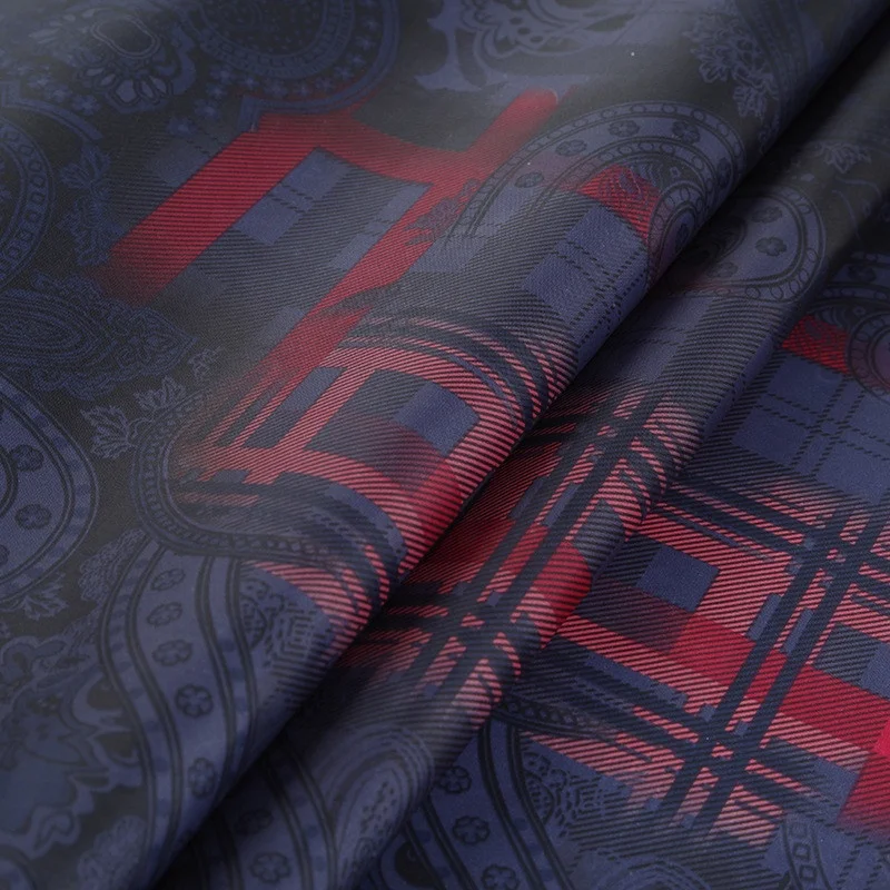 Оптовая продажа 190t печать тафты полиэстер подкладка ткань для одежды подкладка