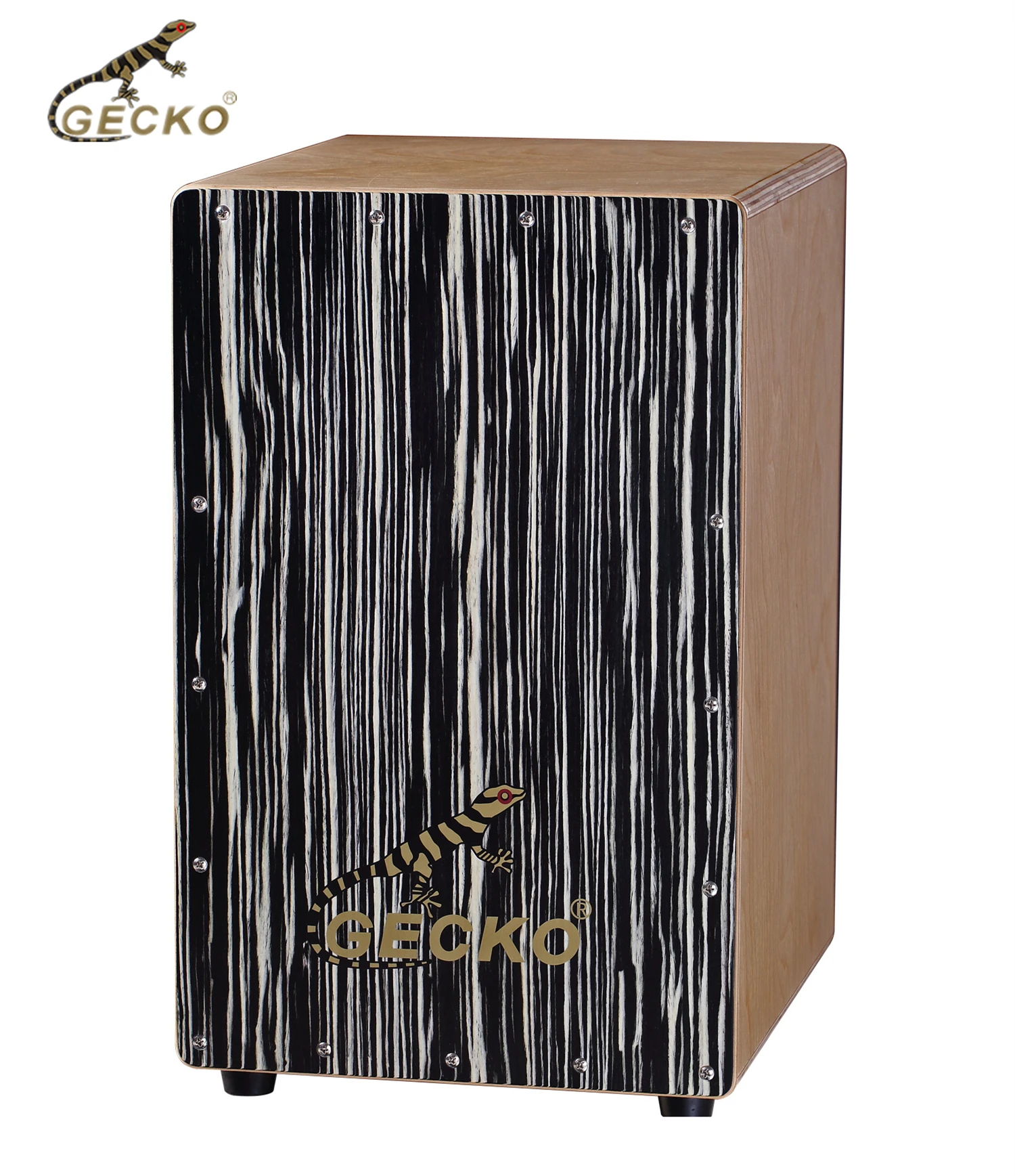 GECKO CS80TW mini Cajon drum Wholesale price black wicker natural Birch wood cajon box drum for children music education